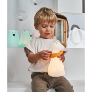 Lampka silikonowa żyrafa biała