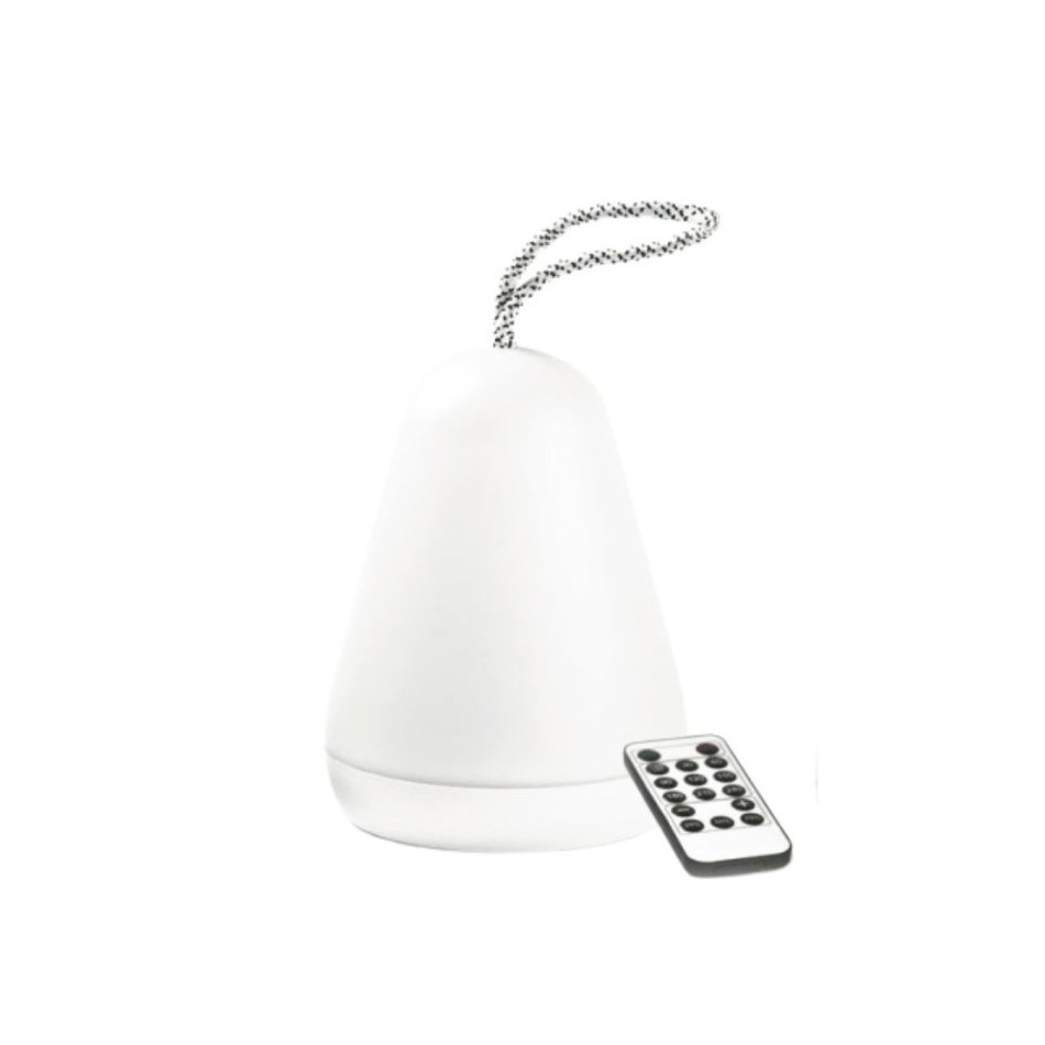 Lampka z pilotem biała - obrazek 3