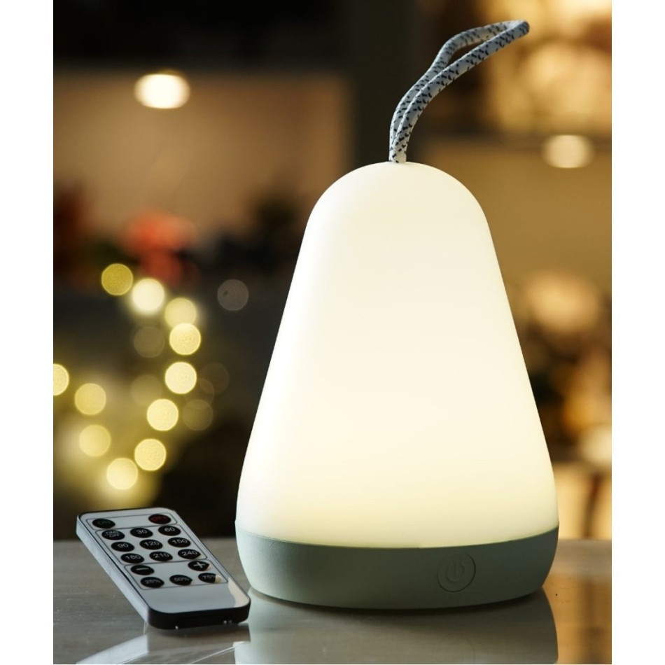 Lampka z pilotem biała