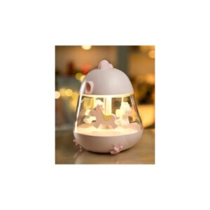 Lampka z pozytywką kurczak różowy