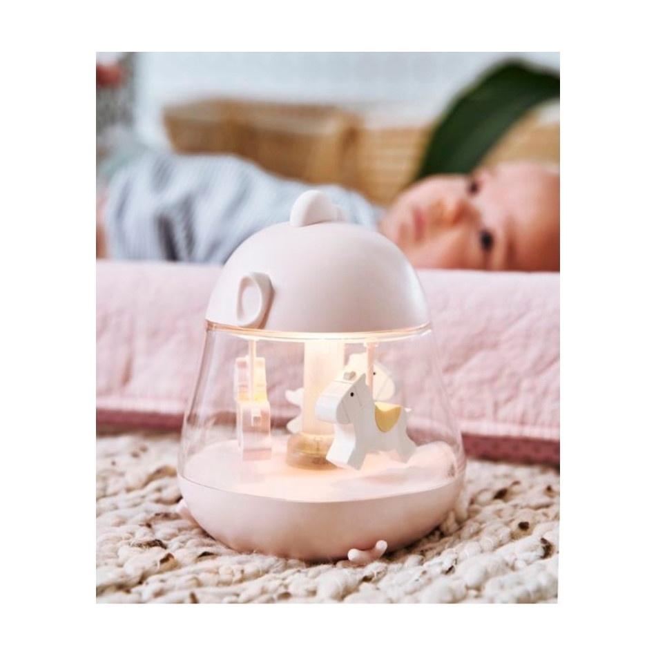 Lampka z pozytywką kurczak różowy - obrazek 3