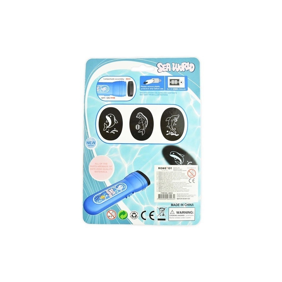 Latarka projektor ocean - obrazek 2