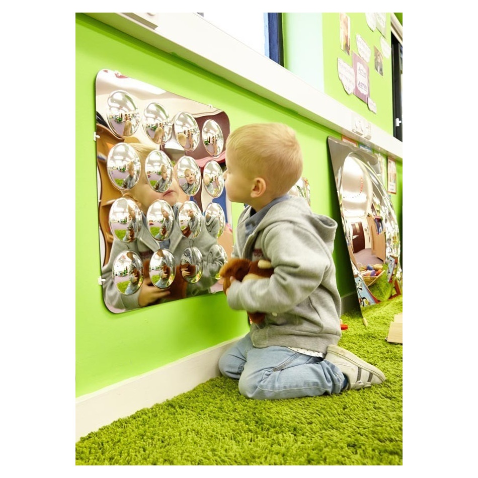 Lustrzany panel akrylowy - 16 baniek - obrazek 2