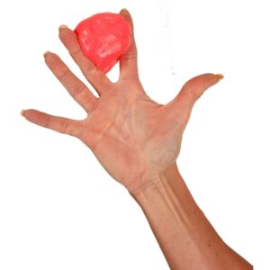 Masa do ćwczeń dłoni - czerwona (średnia)