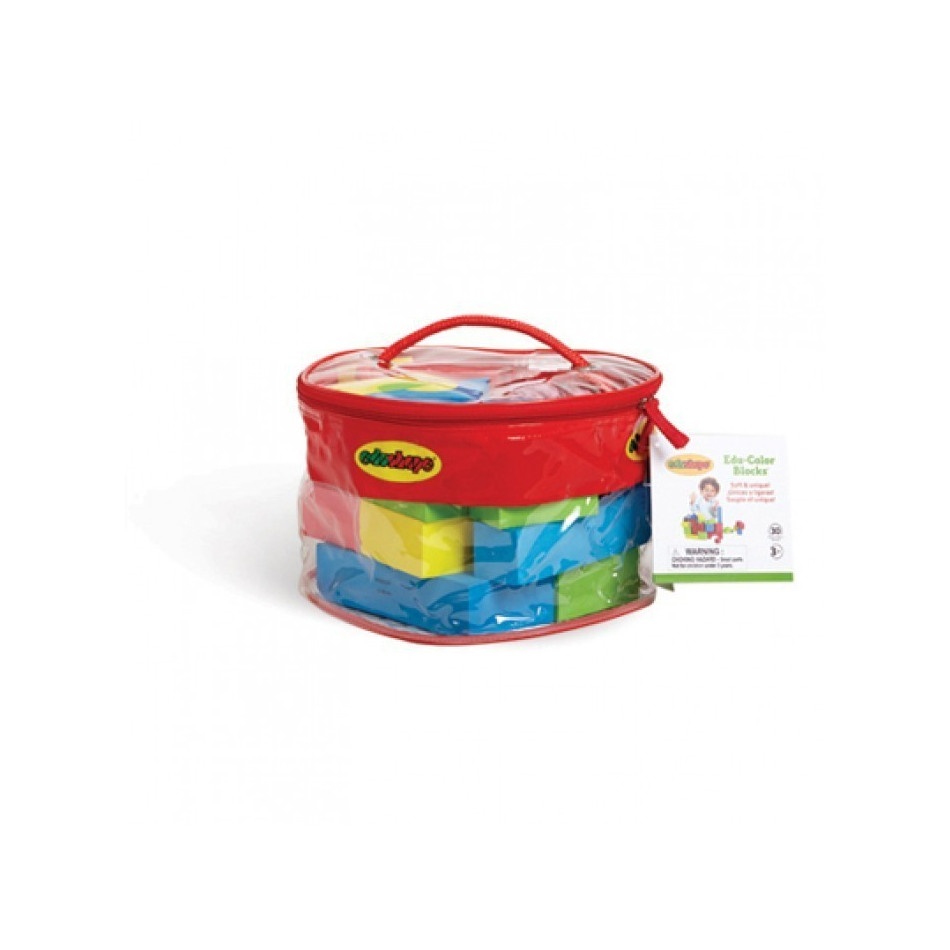 Miękkie kolorowe klocki - 30 szt. - obrazek 3