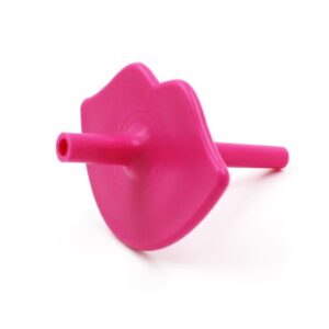 Nakładka na słomkę USTA różowa