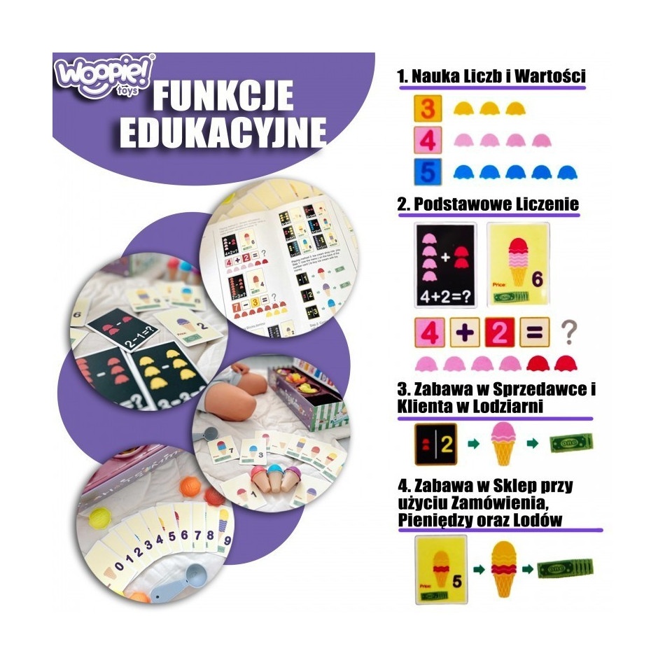 Nauka liczenia- sklepik lodziarnia - obrazek 4