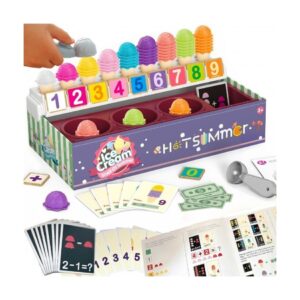 Nauka liczenia- sklepik lodziarnia