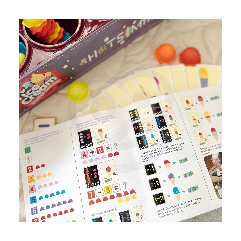 Nauka liczenia- sklepik lodziarnia - obrazek 7