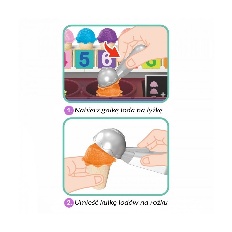 Nauka liczenia- sklepik lodziarnia - obrazek 2
