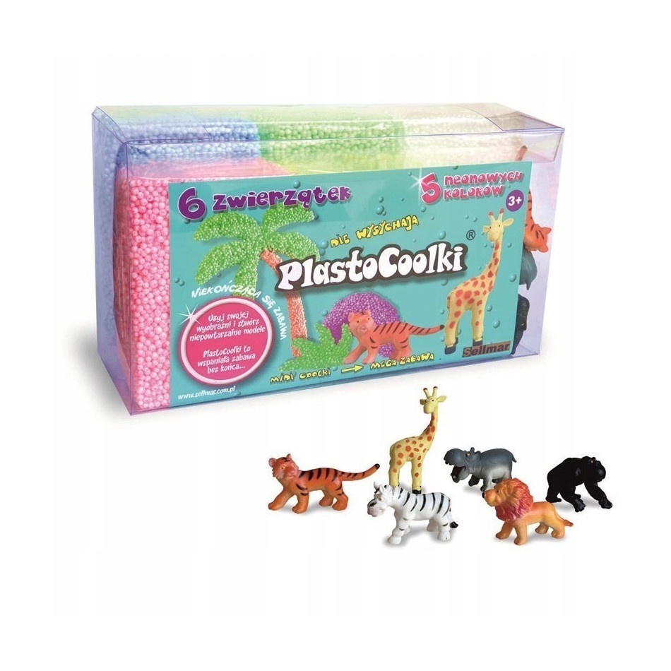 PlastoCoolki zwierzęta 5szt/opk