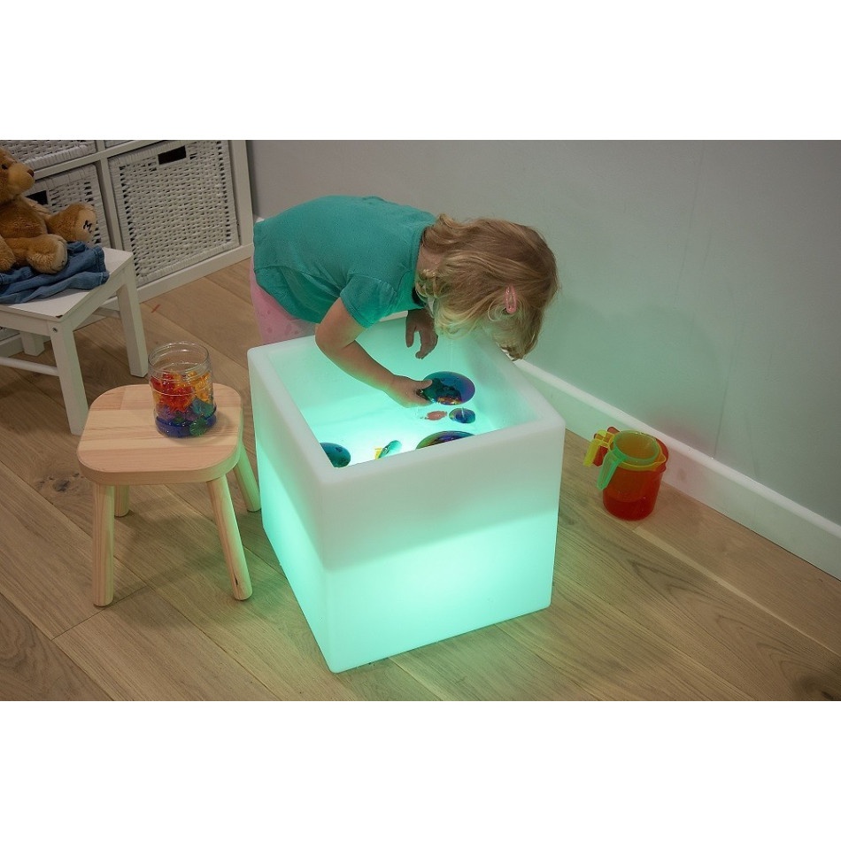 Podświetlana kostka/sześcian do zabawy - obrazek 2