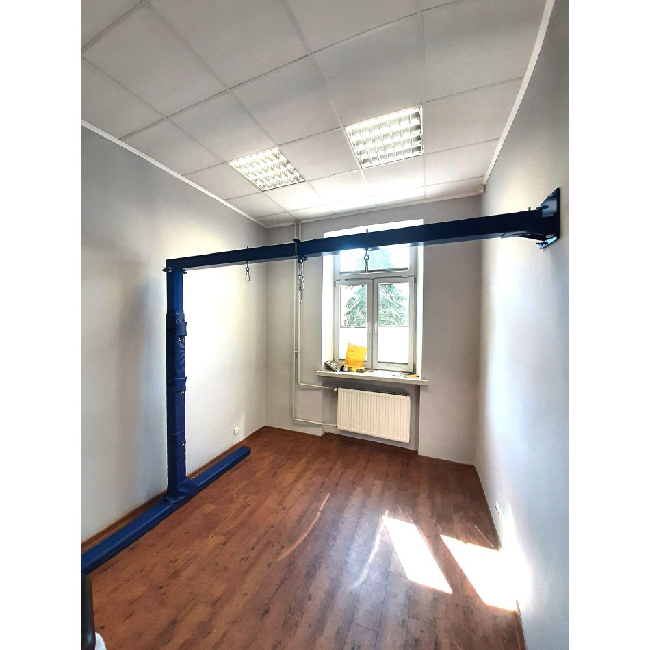 Podwiesie stalowe mocowane do ściany + hak klamrowy + krętlik - obrazek 3