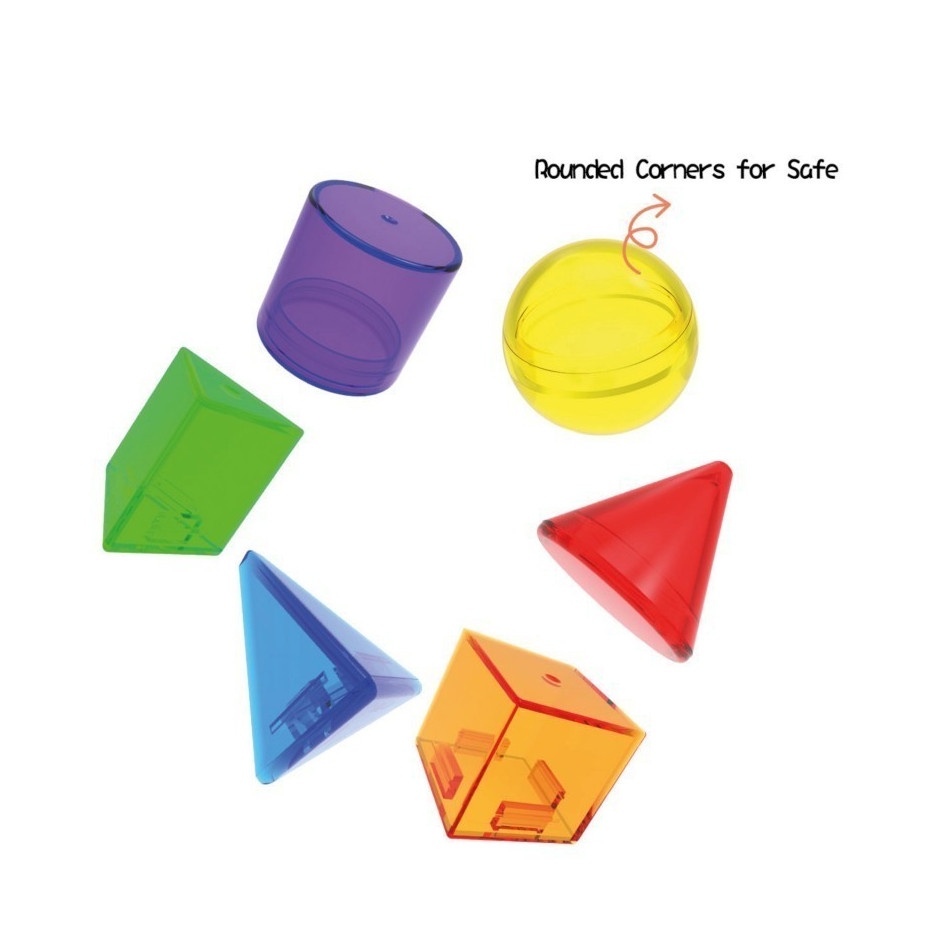 Półprzezroczyste kształty geometryczne 3D - obrazek 2