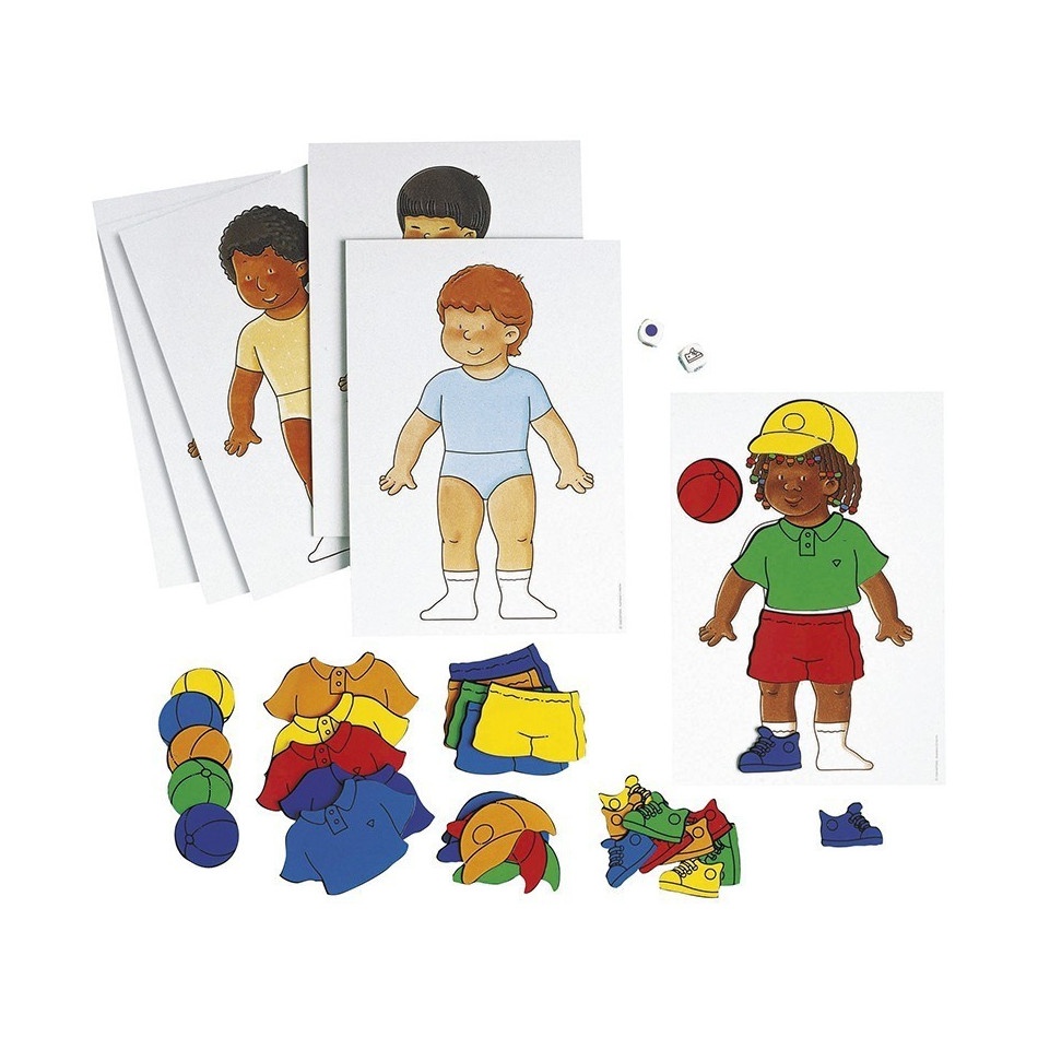 Puzzle ubieranka - chłopiec - obrazek 2