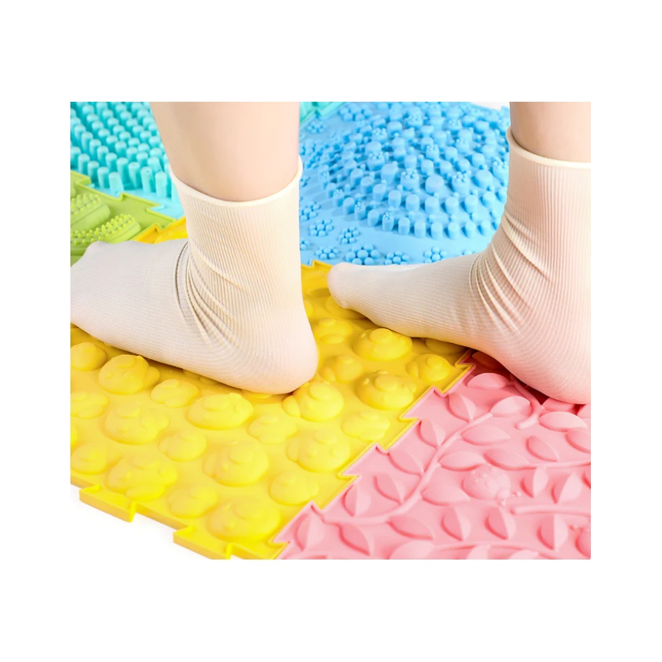 Ścieżka pastelowa dotykowa puzzle (6el.) - obrazek 3