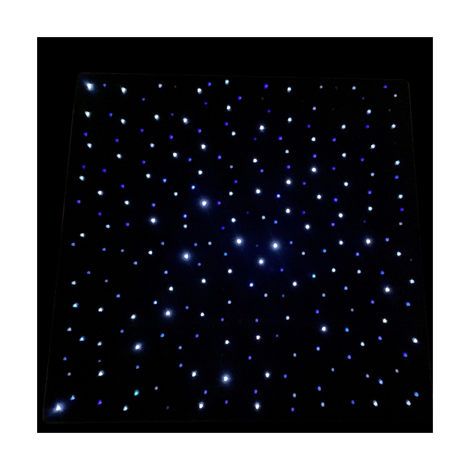 Sensoryczny dywan światłowodowy 150x150 cm - obrazek 2