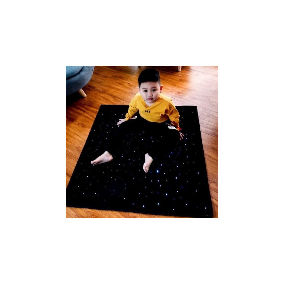 Sensoryczny dywan światłowodowy 95x95 cm