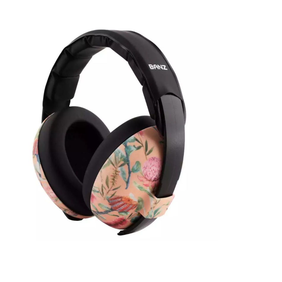 Słuchawki wygłuszające dla dzieci do 3 lat kwiaty