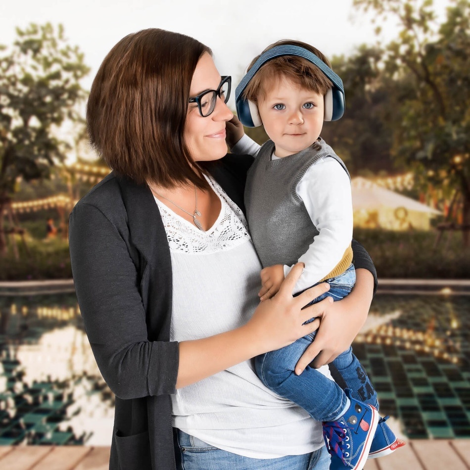 Słuchawki wygłuszające dla dzieci od 12 miesięcy niebieskie - obrazek 2