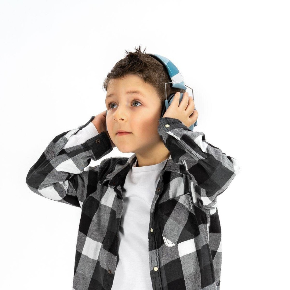Słuchawki wygłuszające dla dzieci od 2 lat pastelowe niebieskie - obrazek 6