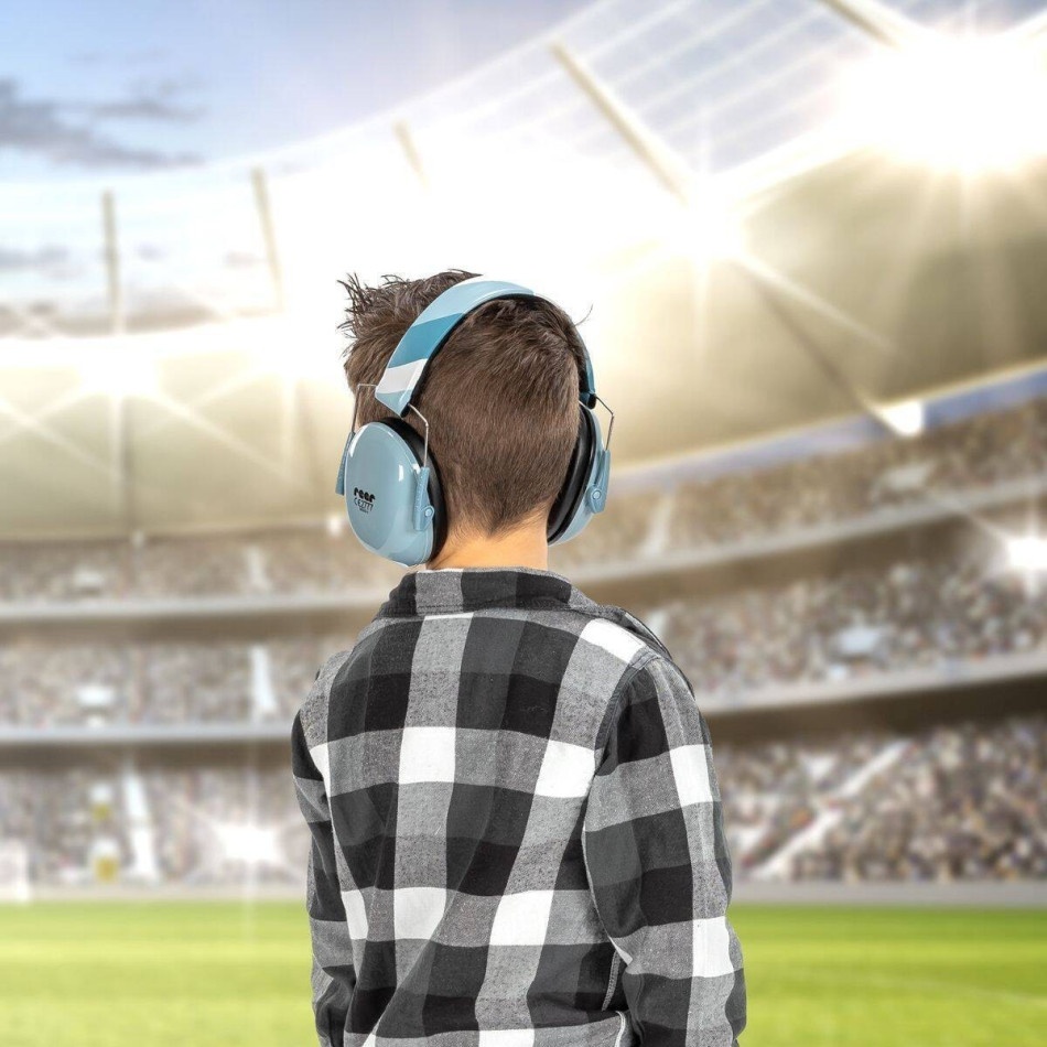 Słuchawki wygłuszające dla dzieci od 2 lat pastelowe niebieskie - obrazek 2