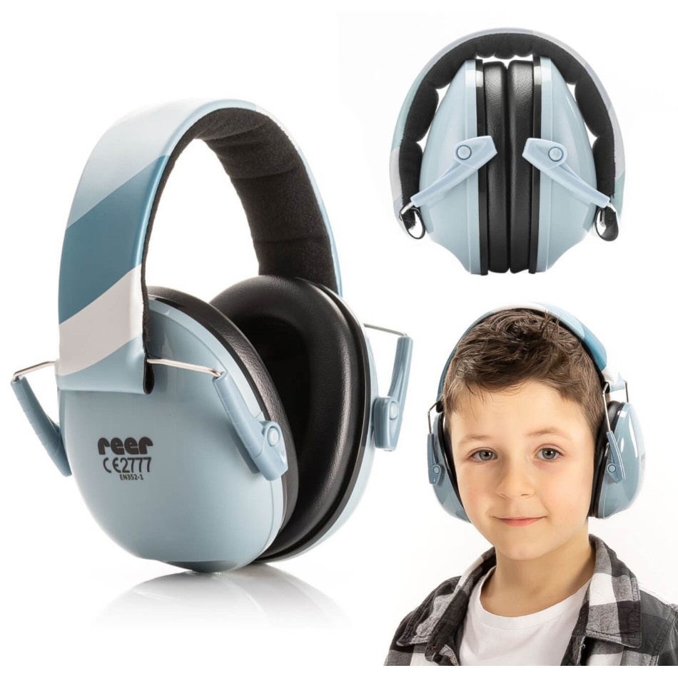 Słuchawki wygłuszające dla dzieci od 2 lat pastelowe niebieskie