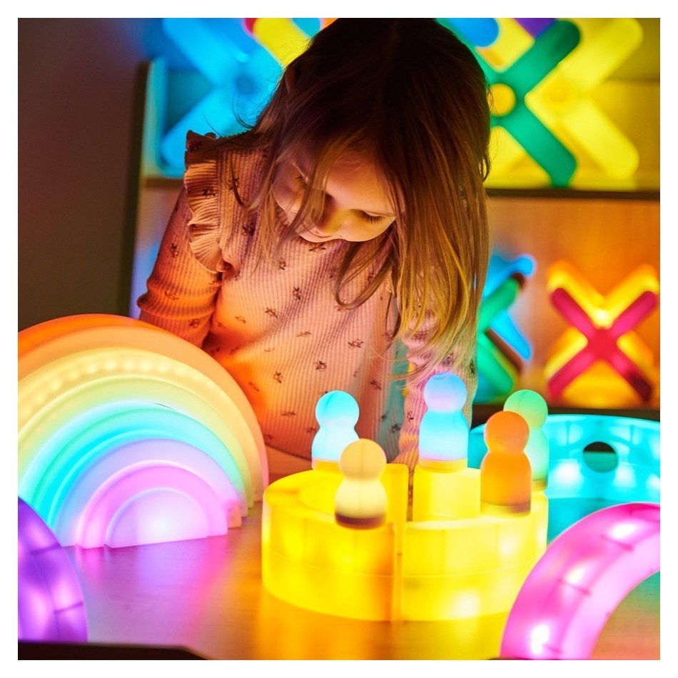 Świecące figury (zestaw 6 sztuk) - obrazek 3