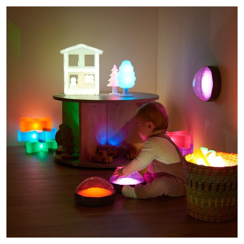 Świetlne kopułki LED (zestaw 4 sztuk) - obrazek 4