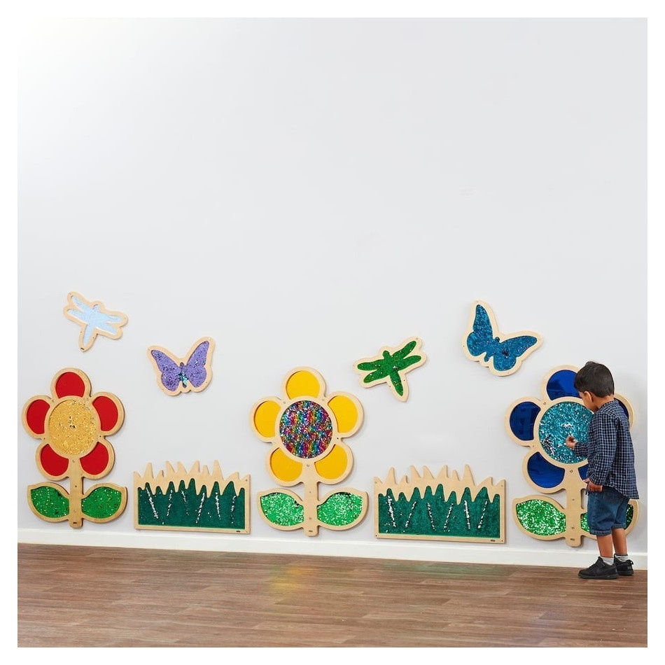 Tablica ścienna z cekinami Kwiatek niebieski - obrazek 4