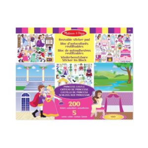 Wielorazowe naklejki księżniczki