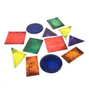 Żelowe błyszczące kształty