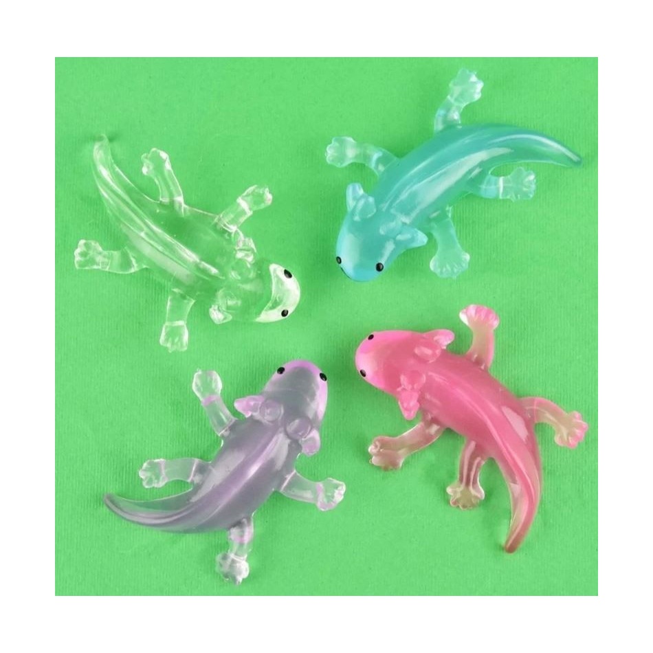 Żelowy gniotek aksolotl