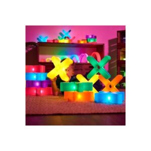 Zestaw 12 świecących dużych krzyżyków