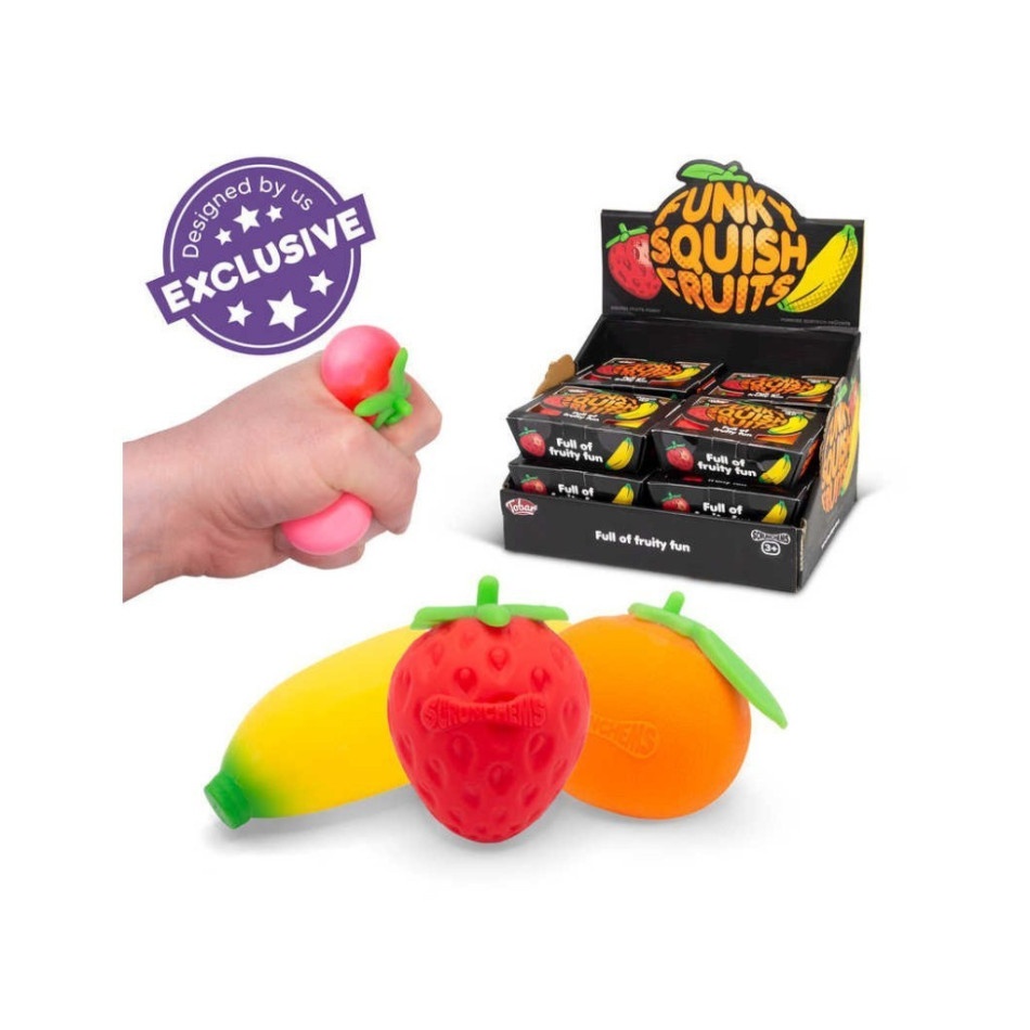 Zestaw 3 gniotków owoce