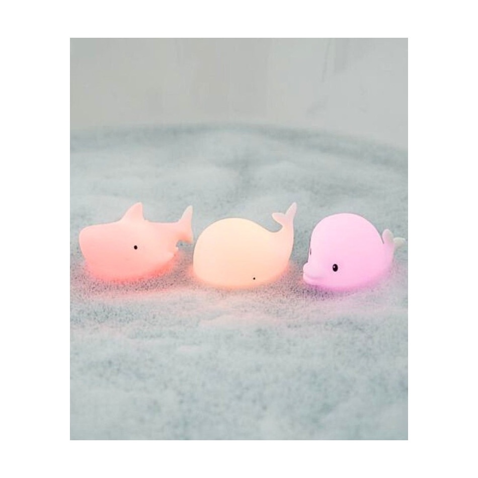 Zestaw 3 lampek silikonowych zwierzęta morskie - obrazek 3