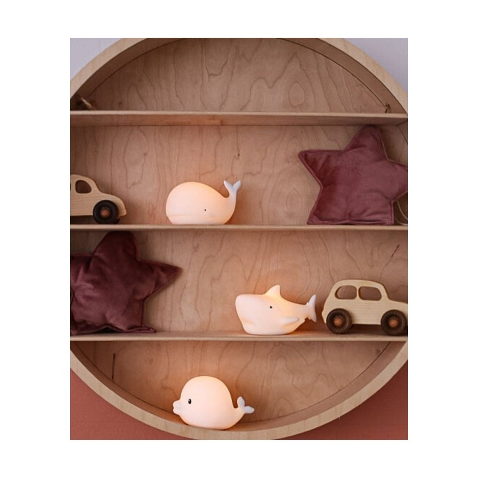 Zestaw 3 lampek silikonowych zwierzęta morskie - obrazek 4