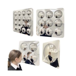 Zestaw 4 bańkowych luster