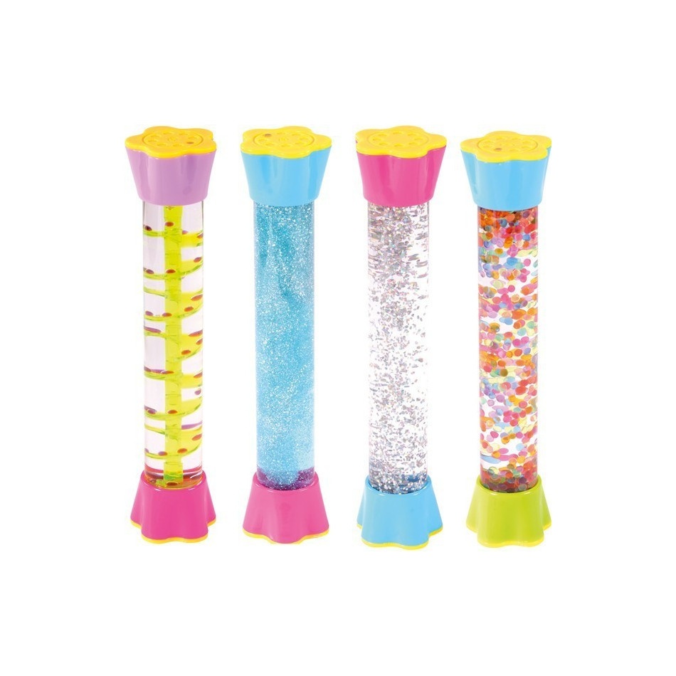 Zestaw 4 klepsydr z wypełnieniem