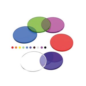 Zestaw 6 transparentnych kółek