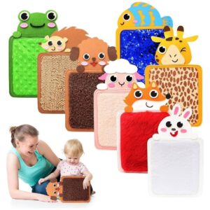 Zestaw 8 teksturowych zwierzątek