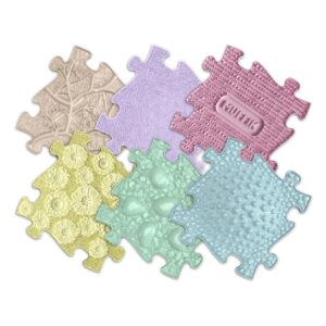 Zestaw mat sensorycznych BABY SET SOFT pastelowy - 6 elementów