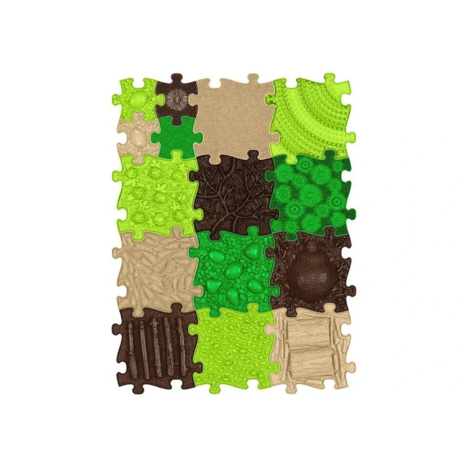 Zestaw mat sensorycznych BARWY NATURY - 15 elementów - obrazek 2