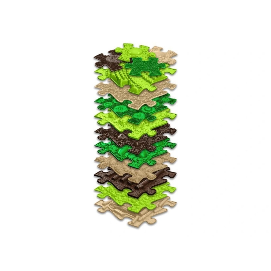 Zestaw mat sensorycznych BARWY NATURY - 15 elementów