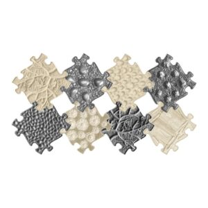 Zestaw mat sensorycznych NATURAL - 8 elementów