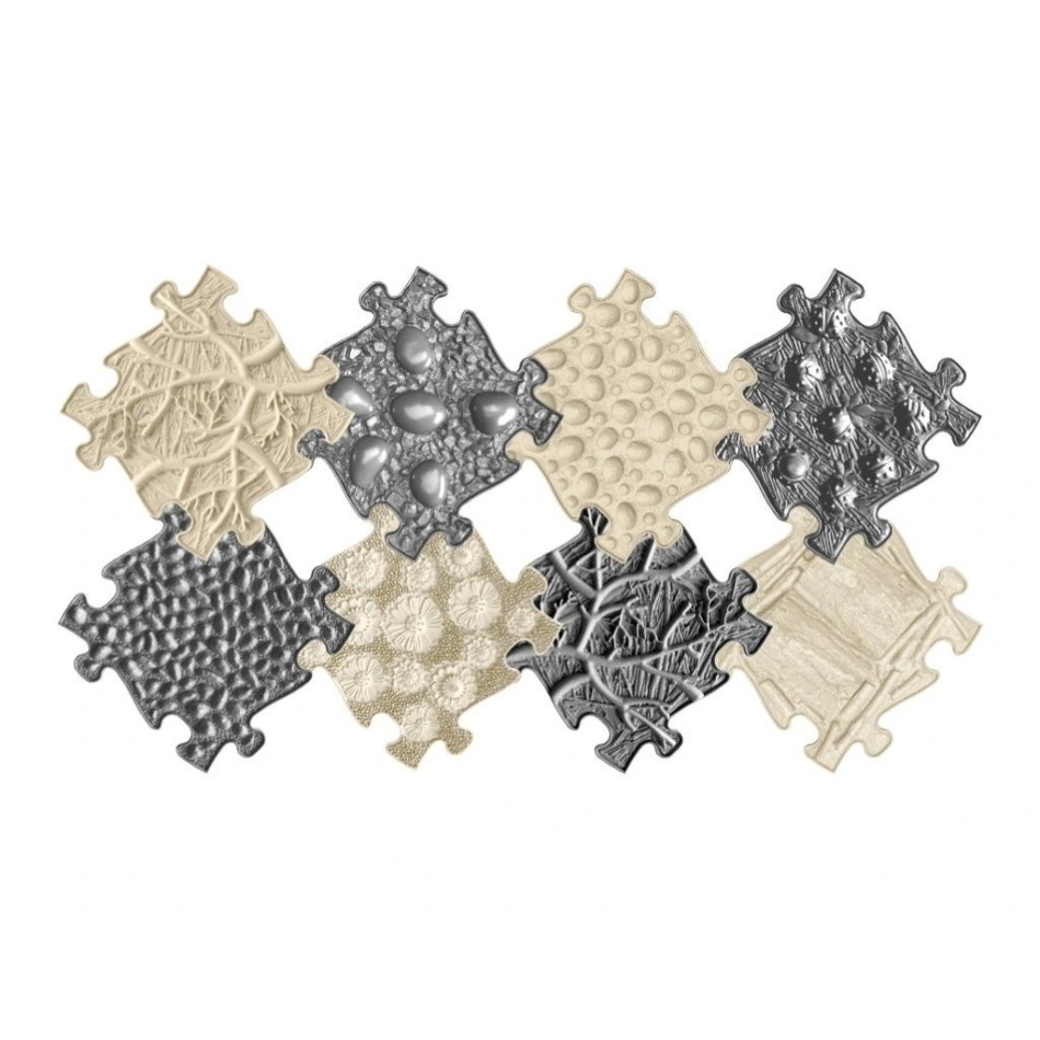 Zestaw mat sensorycznych NATURAL - 8 elementów