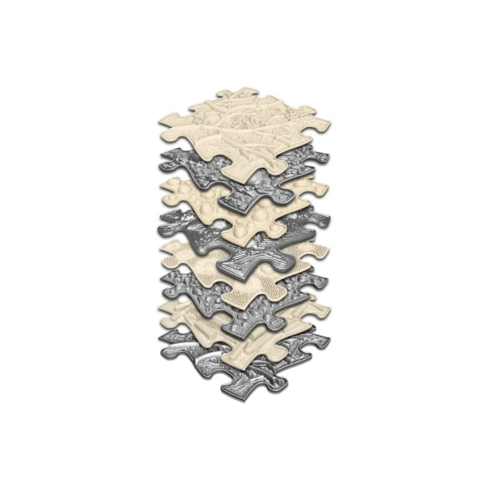 Zestaw mat sensorycznych NATURAL - 8 elementów - obrazek 2