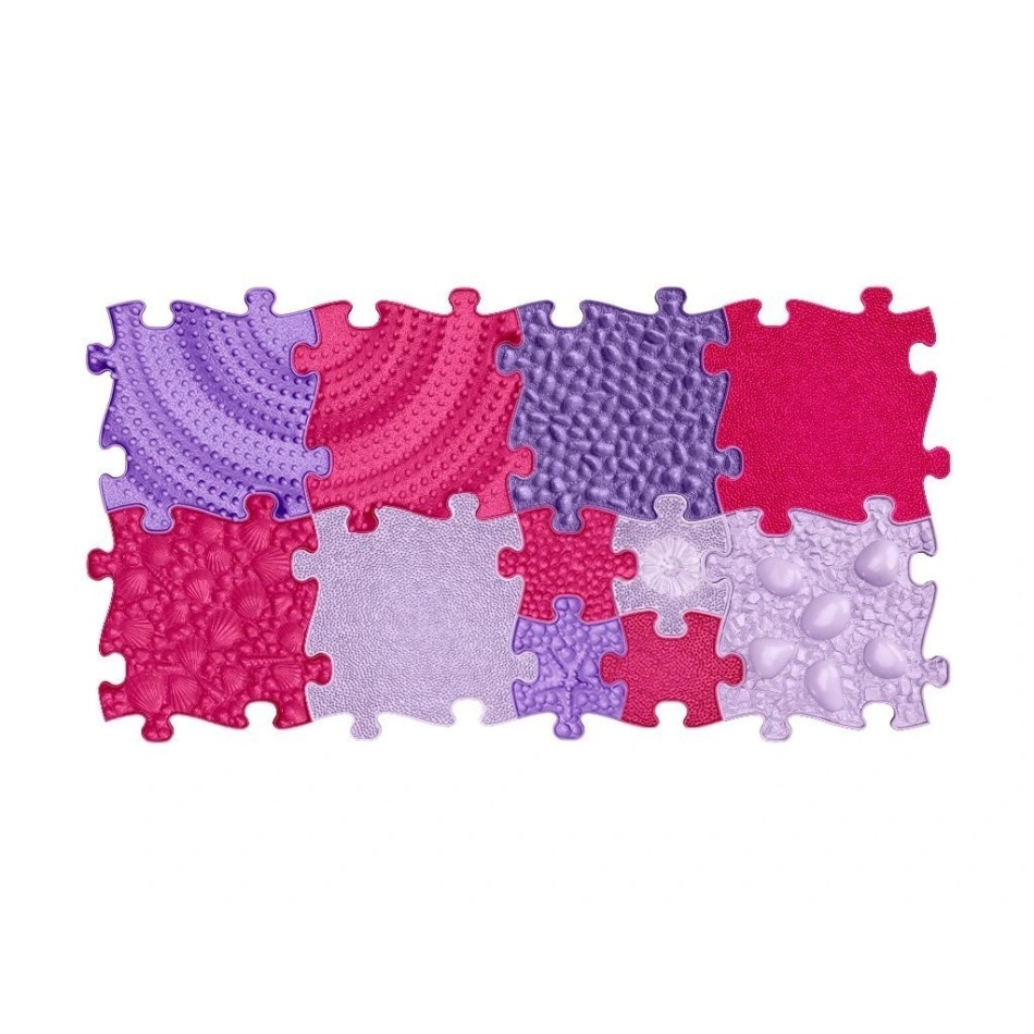 Zestaw mat sensorycznych PINK - 11 elementów - obrazek 2