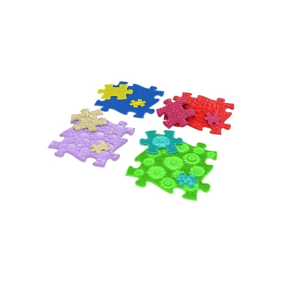Zestaw mat sensorycznych PUZZLE DOTYKOWE - 12 elementów