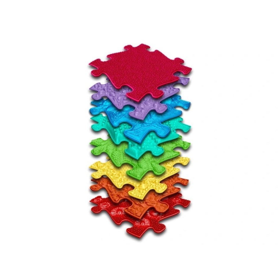 Zestaw mat sensorycznych TĘCZA - 8 elementów